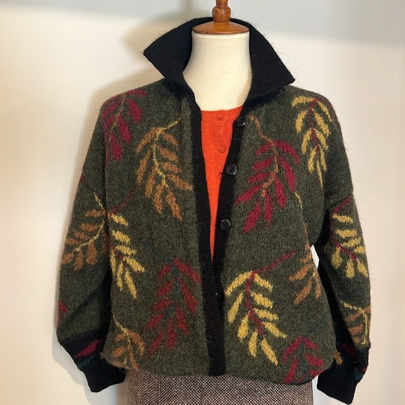 Minkha 💯 alpaca hand knitted in Bolivia jacket sweater - Picture 14 of 14